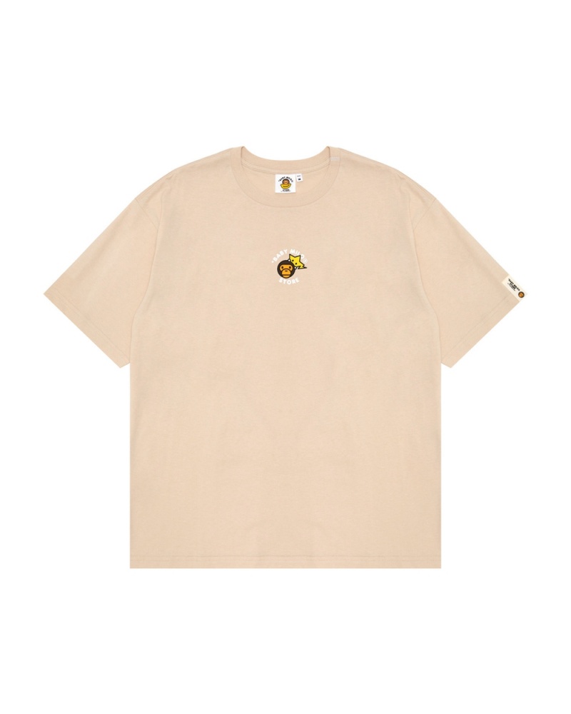 T Shirts Bape Baby Milo boxy fit Beige Femme | BEU-36463771